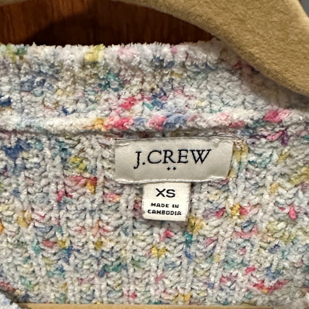 J. Crew Multicolor Crew Neck Sweater​ - Picture 2 of 9